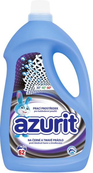 Azurit gel 62d/2480ml Black | Prací prostředky - Prací gely, tablety a mýdla